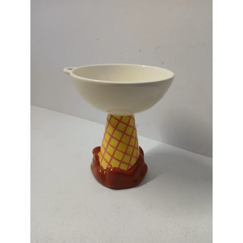 Department‎ Dept 56 Ice Cream Compote  Bowl Dish 